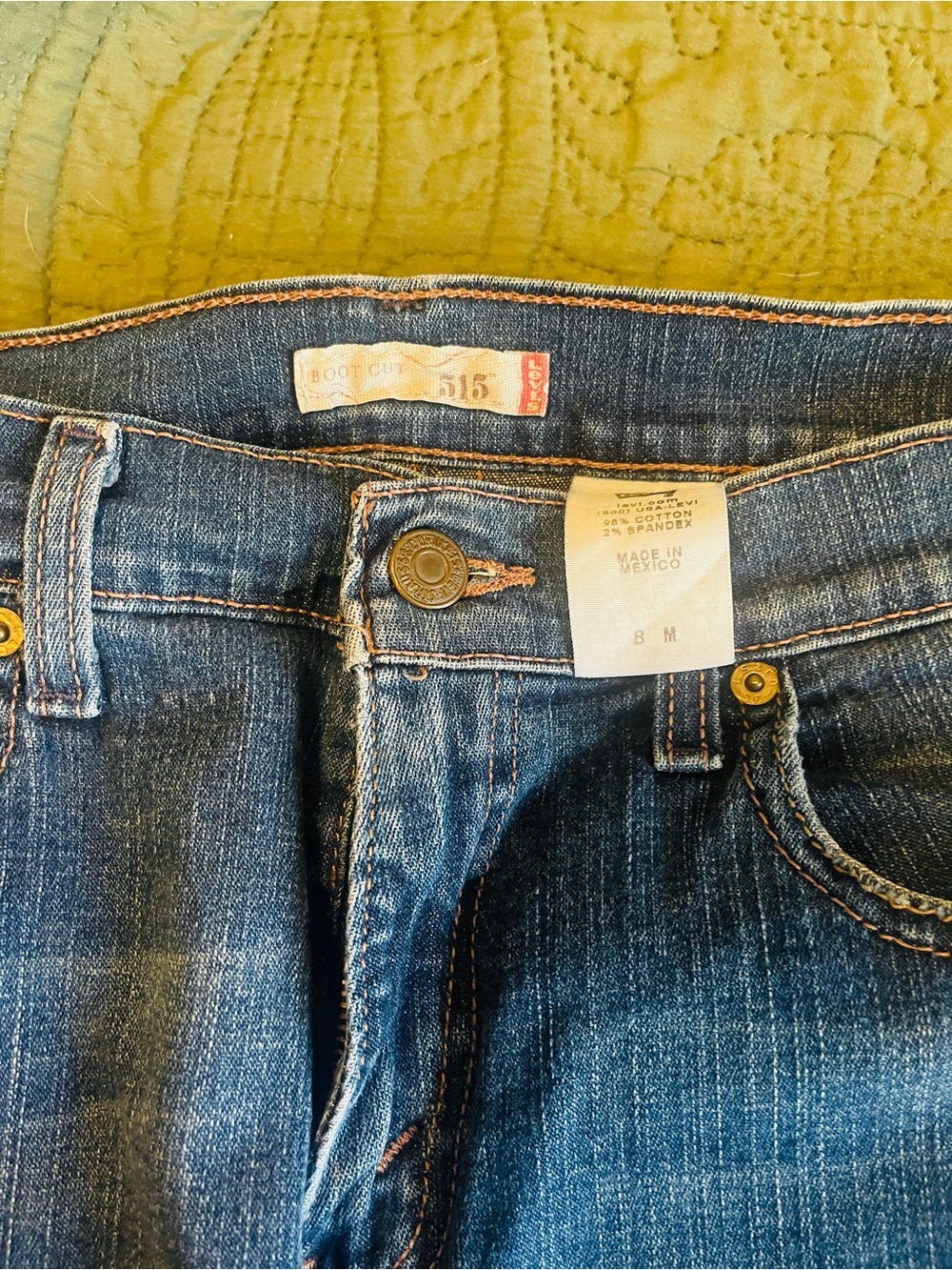 Levi’s 515 Bootcut Jeans | Women’s 8 Medium | Soft Broken-In Stretch Denim - Picture 6 of 11